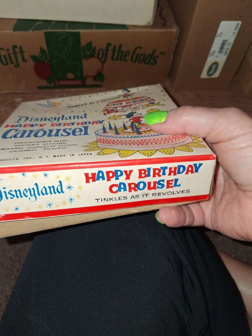 Disney Happy Birthday Carousel Party Decoration - Cream/Blue/Red
